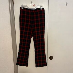Plaid pants from urban outfitters fleece lined
